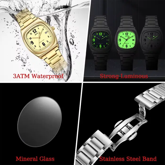 TPW – montre minimaliste pour femmes