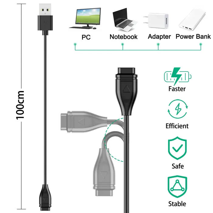 Chargeur de montre USB pour Coros Pace 2/ Pace 3 Vertix/ Vertix2