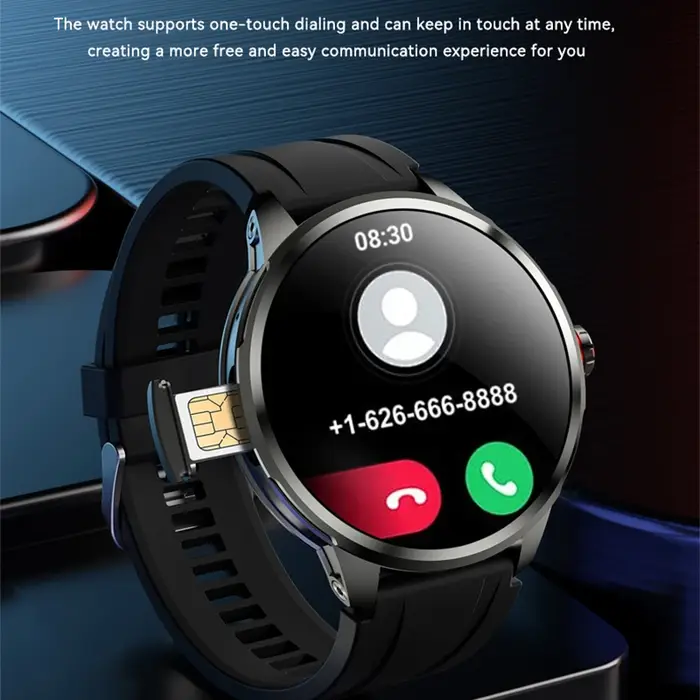 5G carte SIM Smartwatch Android 9.0 Google Play 1.95 pouces Amoled 720*720 GPS WIFI 2100mAH grande mémoire montre