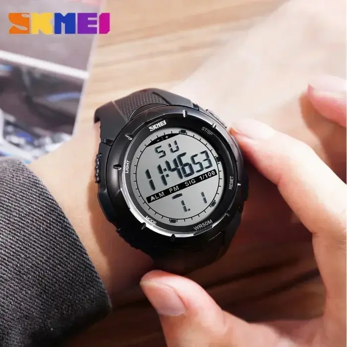 SKMEI 1025 hommes montres militaires réveil résistant aux chocs étanche montre numérique reloj hombre mode Simple montre de Sport