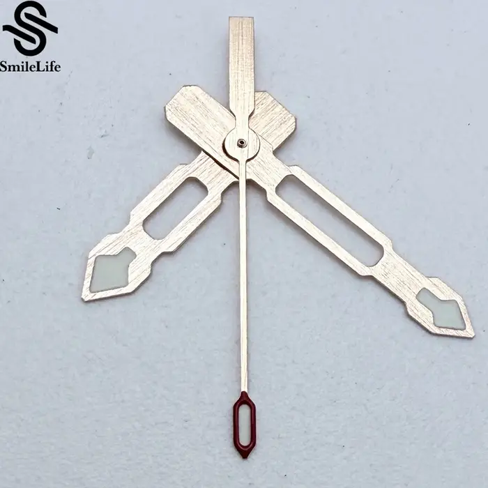 Aiguilles de montre creuses en or rose NH35