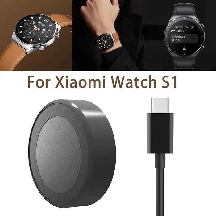 Câble de charge sans fil de remplacement, type-c, pour montre Xiaomi S1