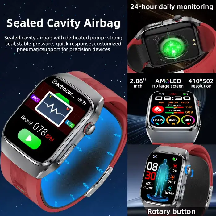 Montres intelligentes LIGE avec pompe à air