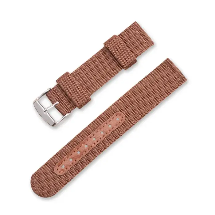 18mm 20mm 22mm 24mm Bracelet de montre en toile de Nylon tissé ceinture souple
