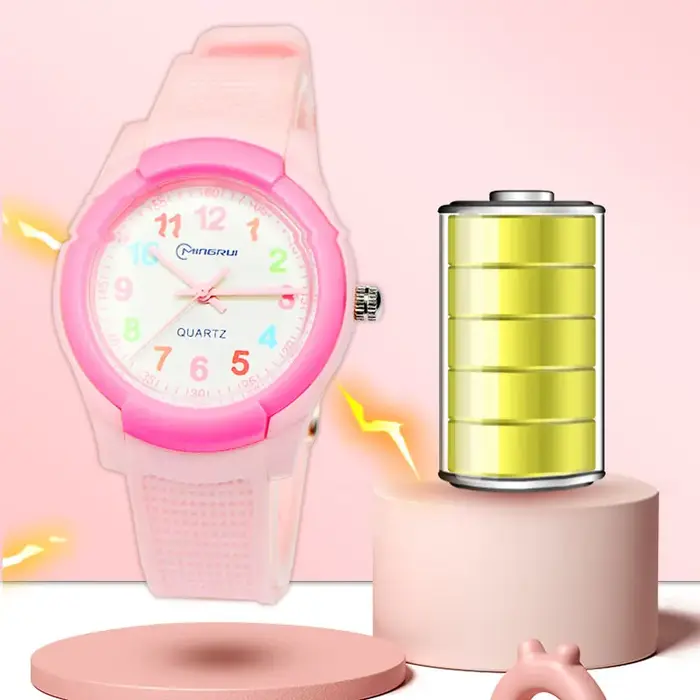 Montre Enfant 2026 Tendance Sport Quartz Rose Numérique Étanche Garçons Filles Enfants Adolescents Étudiants