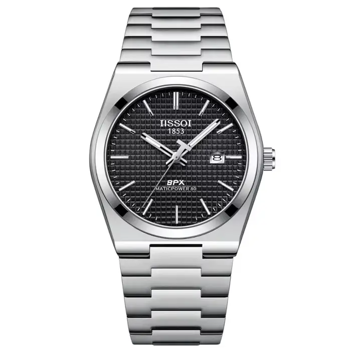 Montre à quartz pour homme de haute qualité, style professionnel de luxe, bracelet en acier inoxydab