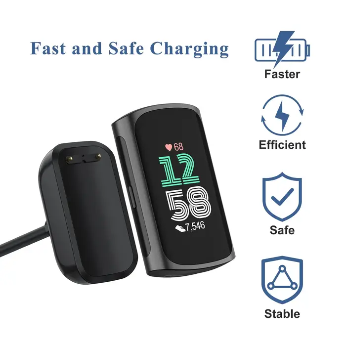 Chargeur de montre magnétique de Type C pour Fitbit Charge 5 6