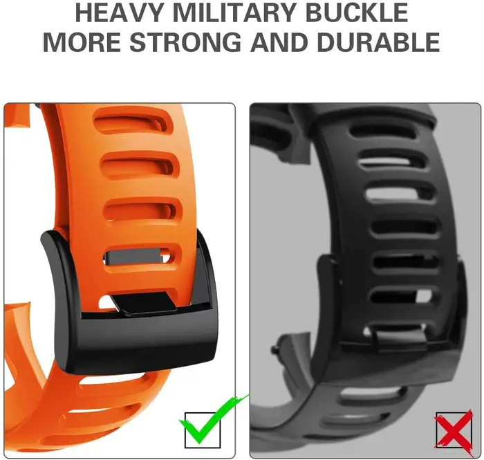 Bracelet de montre en TPU Compatible pour les bracelets Suunto Core