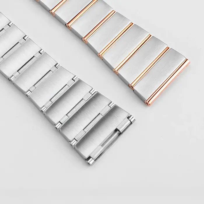 Bracelet de montre en acier pour homme et femme