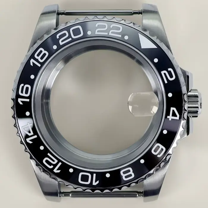 Boîtier de montre de plongée NH34 40mm 20ATM, Bracelet brossé pour GMT MASTER NH35 NH36 NH34 NH70 Mi