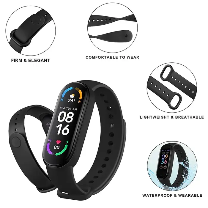 1-3 pièces bracelets de montre pour Xiaomi Mi Band 7 6 5 4 3 Bracelet
