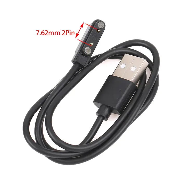 Cordon de chargeur de montre intelligente universel câble de charge magnétique 2 broches 4