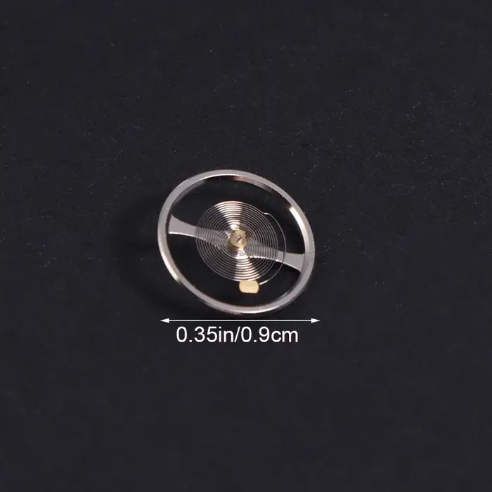 Accessoires de mouvement de montre, balancier blanc NH35/36, avec ressort à cheveux pour horloger