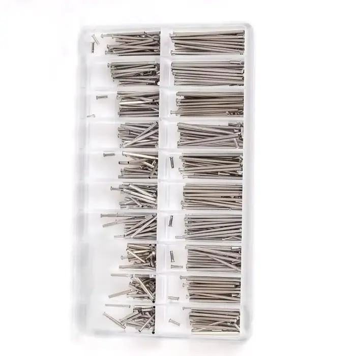 Kit de réparation de bracelets de montre-ensemble d'assortiment de vis à rivets