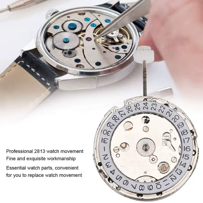 Mouvement de montre automatique blanc 2813