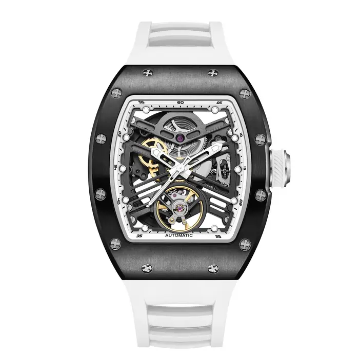Montre homme CHANCE, cadran ajouré, montre mécanique, boîtier en acier, étanche, montre sport, mouvement automatique, 919013
