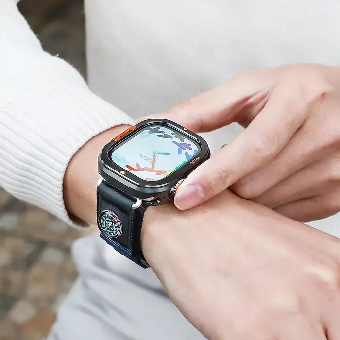 Boîtier métallique Anti-chute pour Apple Watch Ultra 3/2/1 49mm