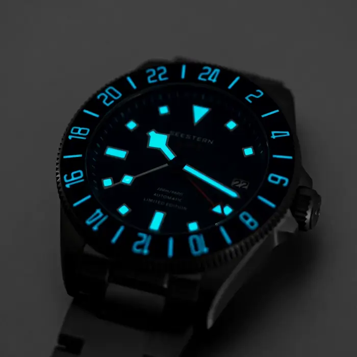 Montre de plongée GMT pour hommes