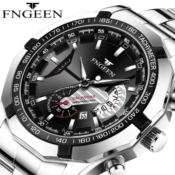 2024 Top marque montre de luxe mode décontracté militaire Quartz sport montre-bracelet entièrement en acier étanche hommes horloge Relogio Masculino