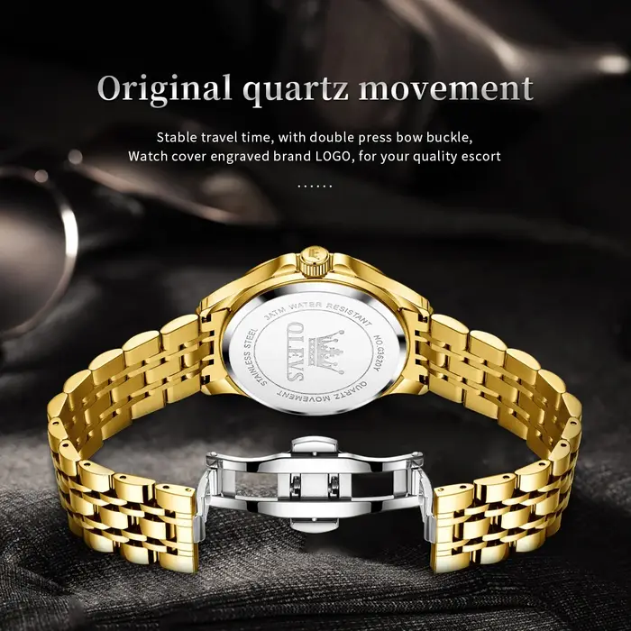 OLEVS 3620 or luxe hommes montre marque originale