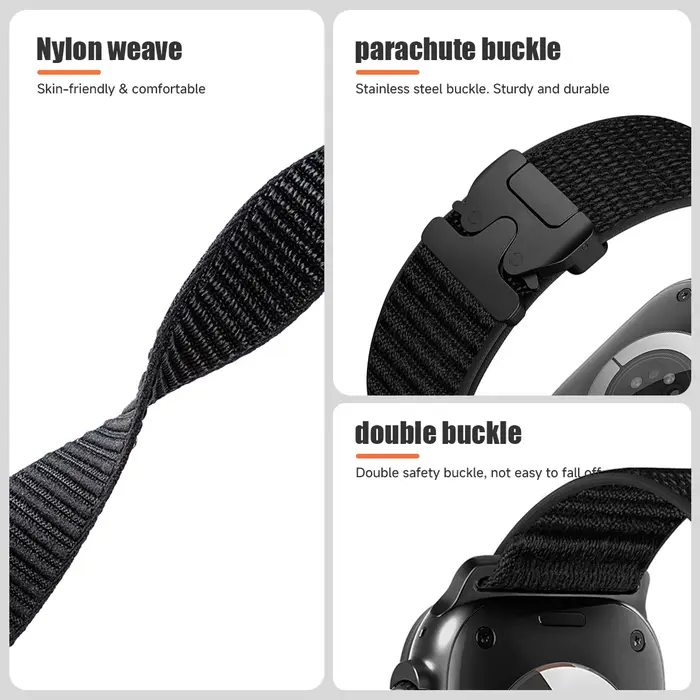 Bracelet en nylon tressé pour Apple Watch Ultra 3/2