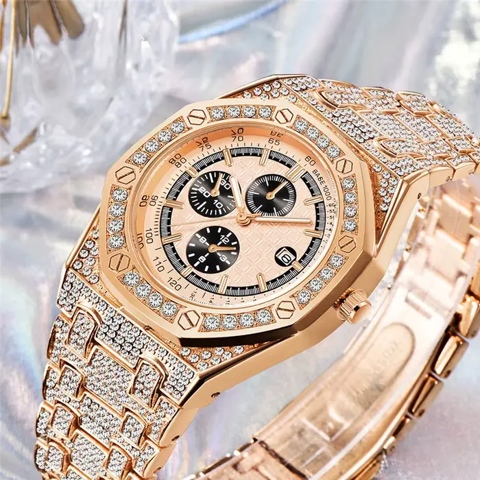 Montre à quartz de marque originale pour hommes