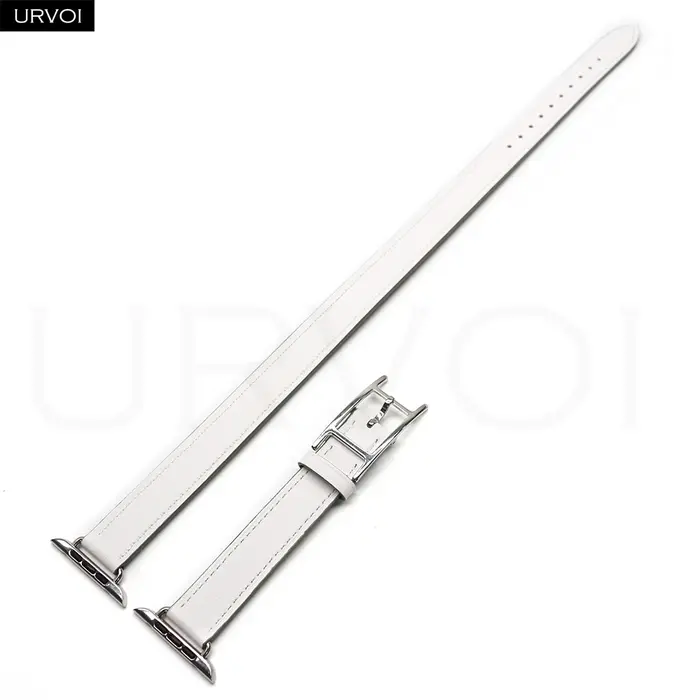 URVOI Hapi Attelage Double Tour pour bracelet Apple Watch Series 12 11 10 9 8 7 6 SE, bracelet en cu