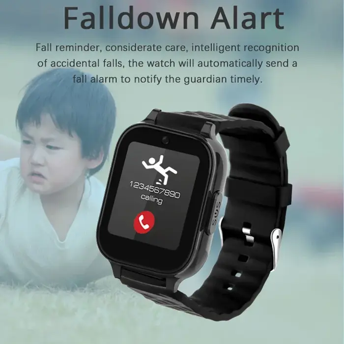 Montre GPS intelligente avec bouton SOS