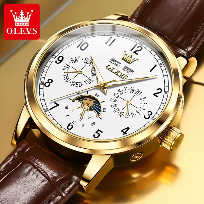 Montre Mécanique existent en Cuir pour Homme