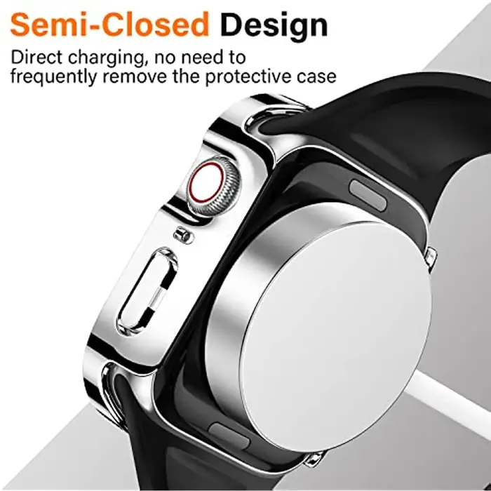 Boîtier de montre étanche + verre pour Apple Watch 40/41/42/44/45/46mm