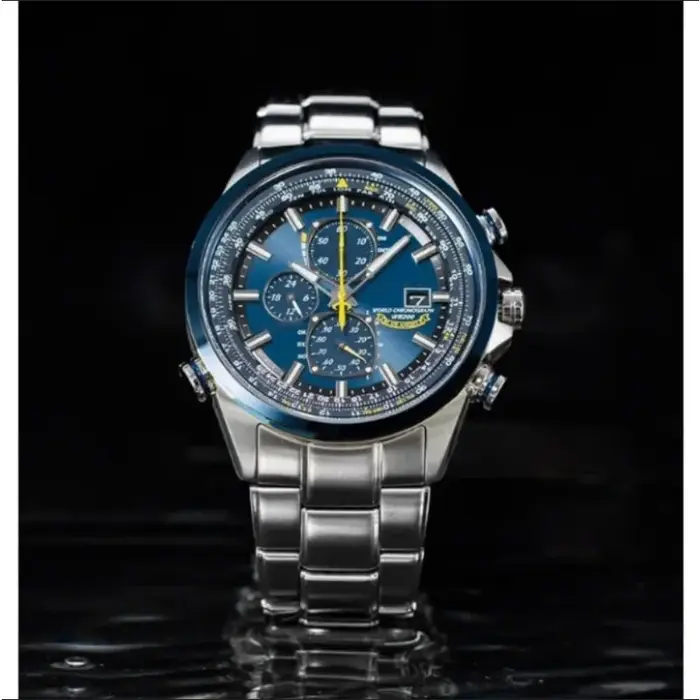 Montre chronographe atomique élégante pour homme | Design sportif de luxe