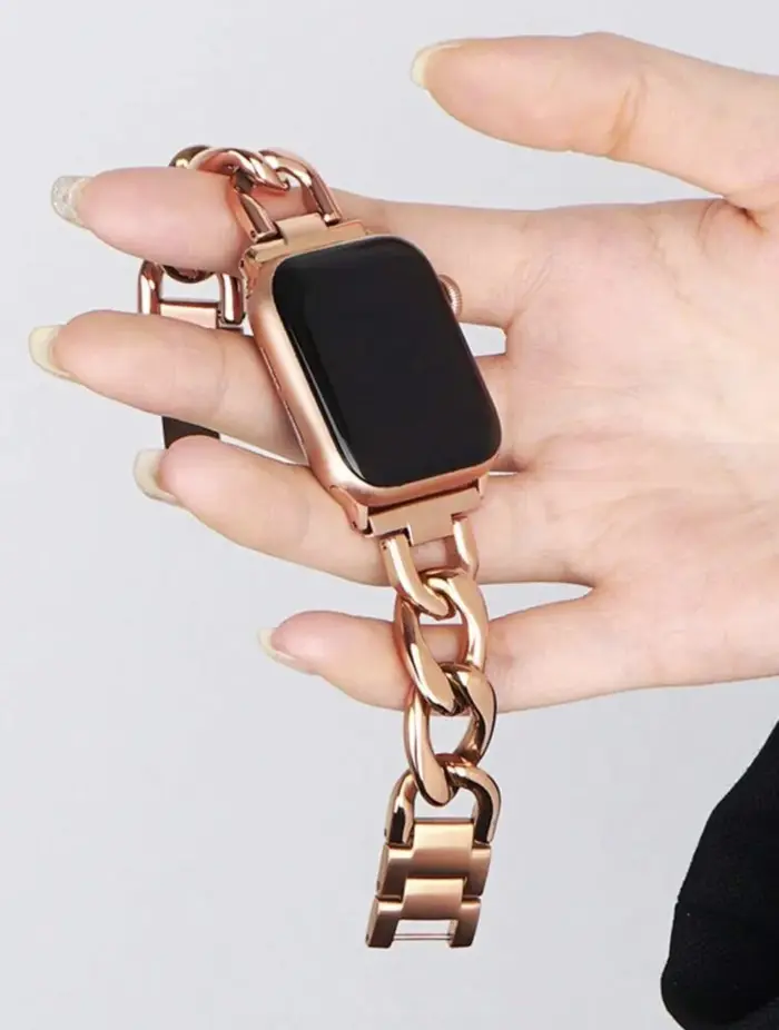Bracelet de luxe pour Apple Watch, bracelet pour femme, série Ultra 11/10/9/8/7/6/5/4/3/2/1, 38 mm, 
