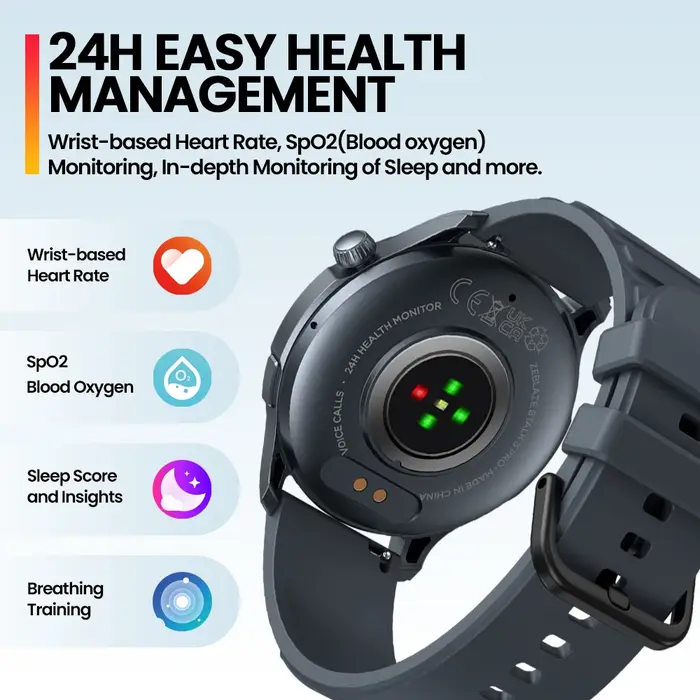 [Première mondiale 2024] Zeblaze Btalk 3 Pro montre intelligente AMOLED affichage Hi-Fi Bluetooth ap