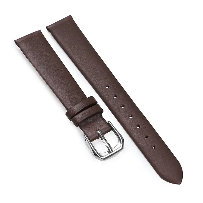 Bracelet de montre rétro en cuir véritable pour femme