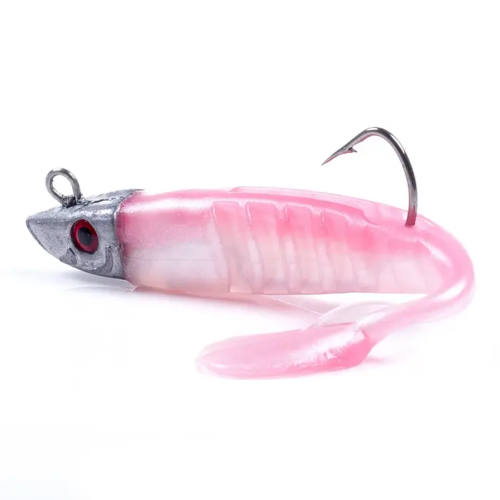 HENGJIA tête de gabarits appât en Silicone souple Wobblers 9cm15g 11cm 25g pêche en mer leurres soup