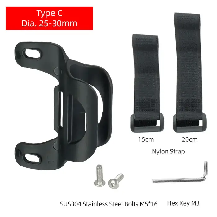 VTT 20-28 mm de diamètre. Support de pompe à vélo