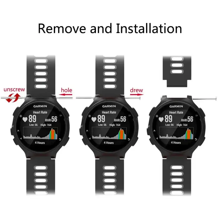 Bracelet de montre pour Garmin Forerunner 735XT