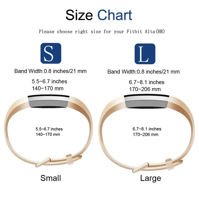 Bracelet réglable en Silicone souple de haute qualité pour Fitbit Alta HR