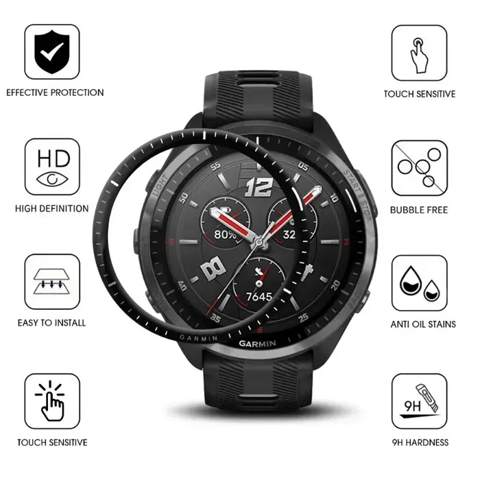 Protecteur d'écran anti-rayures pour Garmin Forerunner 965