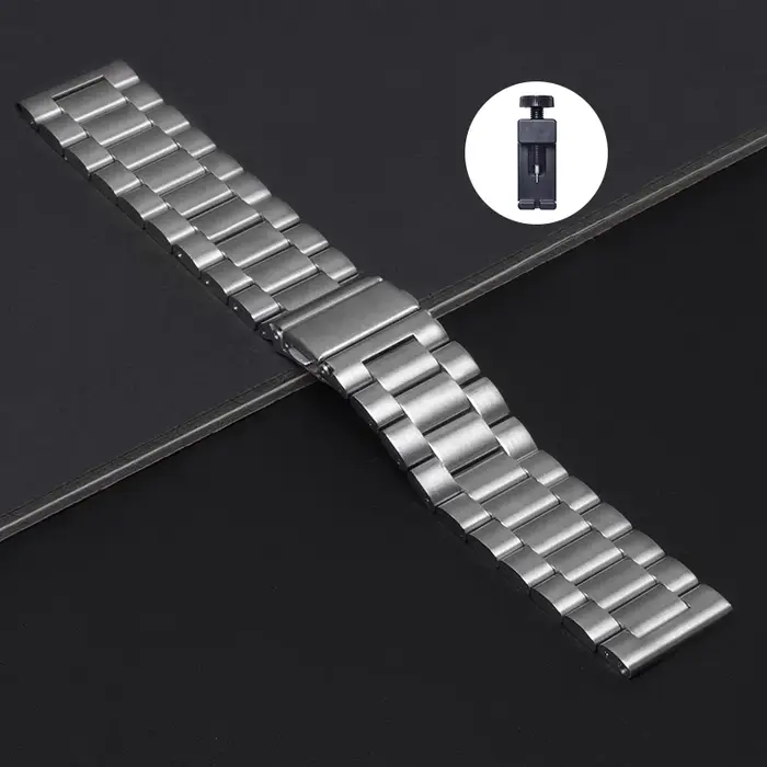 Bracelet pour Samsung Galaxy Watch 46mm 42mm Bracelet en acier inoxydable de haute qualité Bracelet 