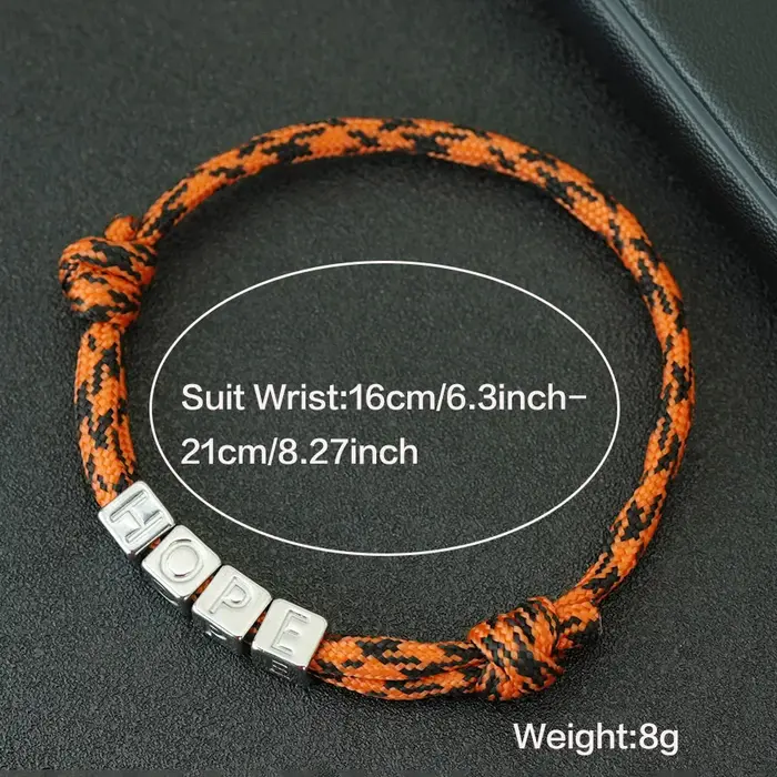 Bracelet en paracorde fait main pour homme