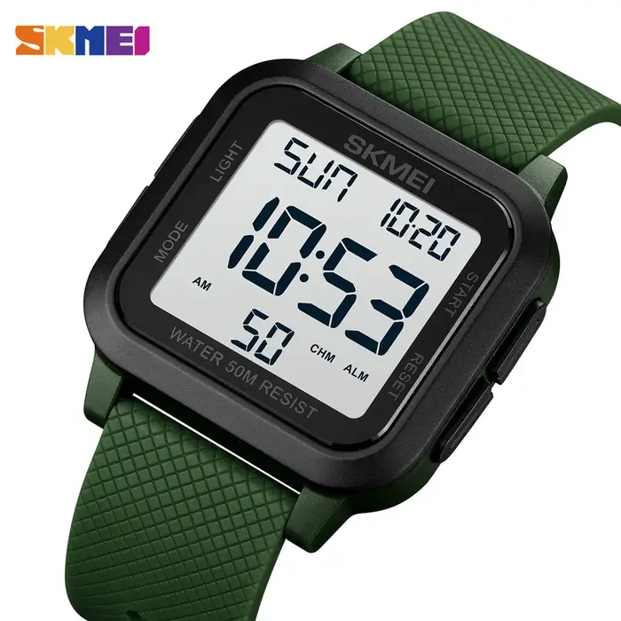 SKMEI 1894 montre militaire étanche pour hommes électronique antichoc numérique sport
