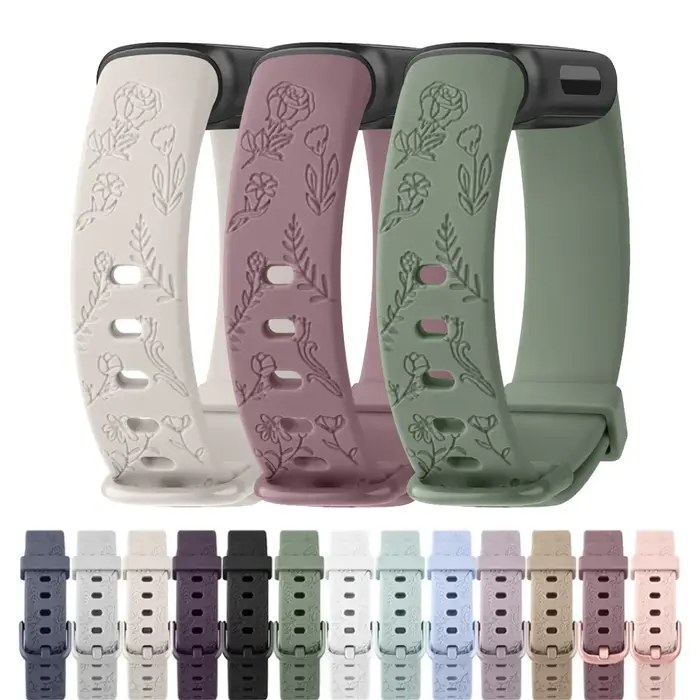 Bracelet gravé en TPU souple pour Fitbit Inspire 3 2/inspire Hr