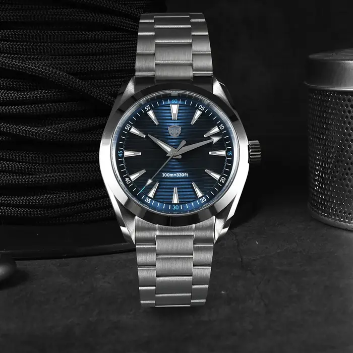 Watchdives WD0006 montre VH31 balayage deuxième mouvement dôme saphir cristal BGW9 lumineux 10Bar étanche 38mm montres Vintage