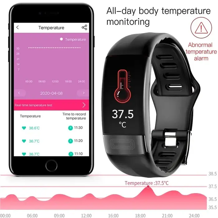 P11 Plus Bracelet intelligent Smartwatch Ekg