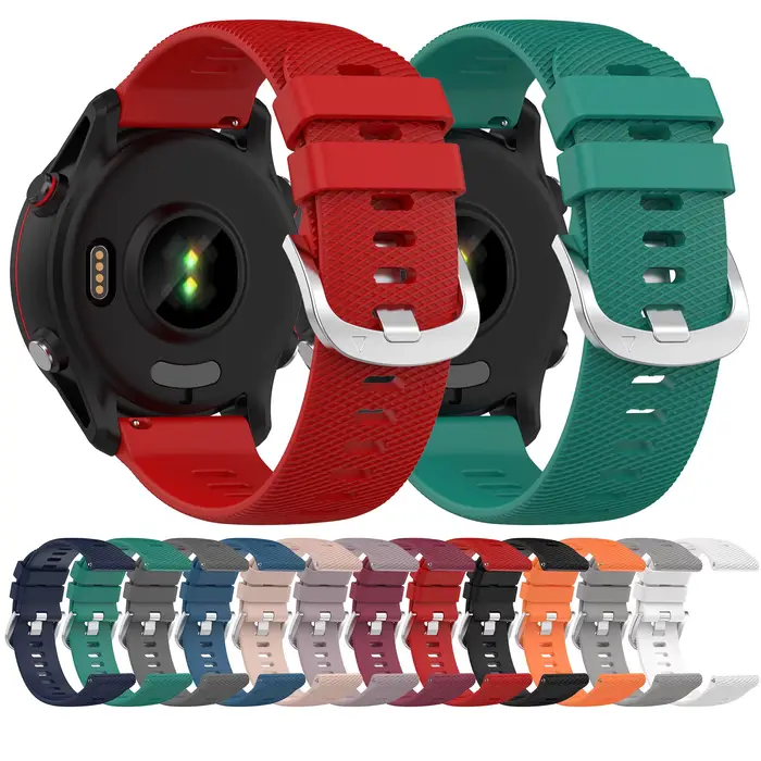 Bracelet de montre en silicone pour Garmin Forerunner 255