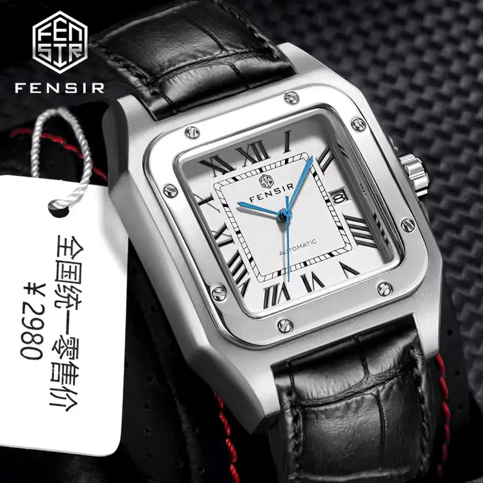 Nouvelle montre carrée pour hommes d'affaires, style européen, américain, japonais et coréen, montre
