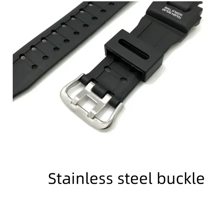 Bracelet de montre électronique sport en plastique avec boucle ardillon en acier inoxydable pour CASIO G Shock GA-1000/1100 G-1400 GW-4000