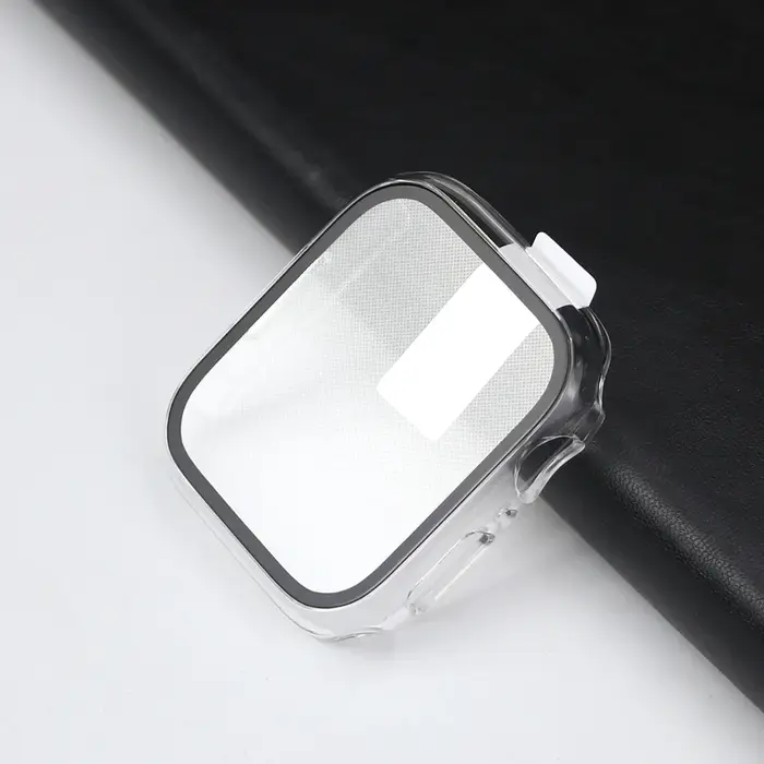 Protecteur d'écran en verre + étui pour Apple Watch 10 9 8 45mm 41mm 44mm 40mm S10 42mm 46mm