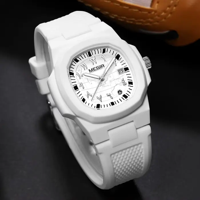 MEGIR montre pour hommes étanche marque de luxe calendrier homme montre-bracelet Quartz mode Simple